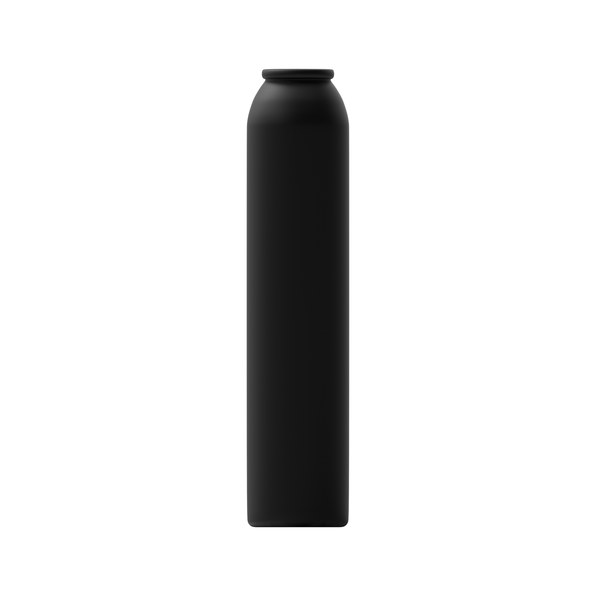 BOTTLE ALUMINUM 100ML BLACK