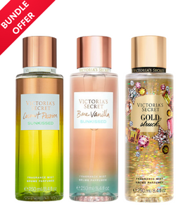 Victoria'S Secret 3 Pcs Bundle Offer (Gold)