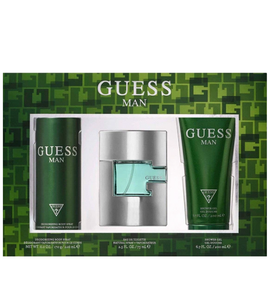 Guess Green M EDT 75 ml+ Shower Gel 200 ml+ Deodorant 226 ml Set