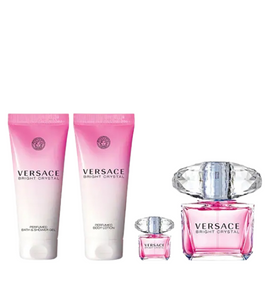Versace Bright Crystal L EDT 90 ml+5 ml+ Body Lotion 100 ml+ Shower Gel 100 ml
