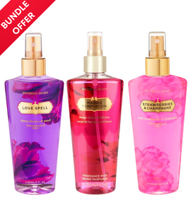 Victoria's Secret 3 Pcs Bundle Offer (Pink Collection)