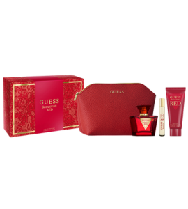 Guess Seductive Red L EDT 75 ml +Body Lotion 100 ml +Mini 15 ml +Pouch Set (2023)