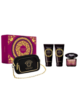 Versace Crystal Noir L EDT 90 ml +Shower Gel 100 ml +Body Lotion 100 ml +Pouch Set