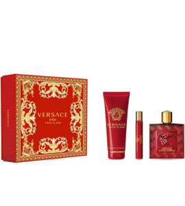 Versace Eros Flame M EDP 100 ml +Shower Gel 150 ml +Miniature 10 ml Set