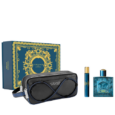 Versace Eros Eau de Parfum M 100 ML +Versace Eau de Parfum Miniature 10 ml +Versace cosmetic bag, gift set for men