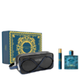 Versace Eau De Toilette M 100ML+Versace Eau De Toilette Miniature 10ml+Versace Bag for Men’s Eros Gift Set 
