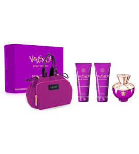 VERSACE DYLAN PURPLE L EDP 100ML+B/L 100ML+S/G 100ML +BAG SET (2023)