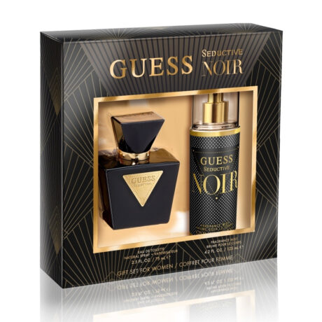 GUESS SEDUCTIVE NOIR (W) SET EDT 75ML + FRAGRANCE MIST 125ML