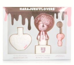 Harajuku Lovers Baby G 50ml EDP, 3 Piece Gift Set
