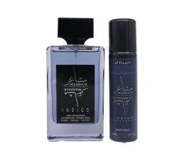 FAAN MASHAIR INDIGO PROMO 100ML & PERFUME SPRAY 50ML