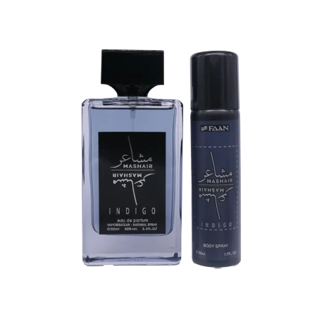 FAAN MASHAIR INDIGO PROMO 100ML & PERFUME SPRAY 50ML