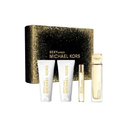 MICHAEL KORS SEXY AMBER L EDP 100 ML+ B/L 100 ML+S/G 100 ML+MINI 10 ML SET