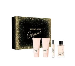MICHAEL KORS GORGEOUS EDP 100ML+S/G 100ML+B/L 100ML+MINI 10 ML SET