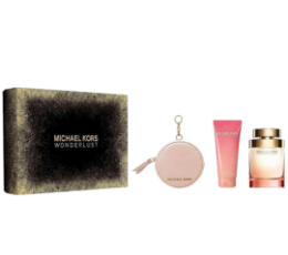 Michael Kors Wonderlust Edp 100 Ml + Michael Kors 1 Tube Body Lotion 100 Ml + Michael Kors Round Purse