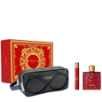 Versace Eros Flame Eau De Parfum 100 Ml +Versace  Eau De Parfum Miniature 10 Ml +Versace  Cosmetic Bag, Gift Set For Men