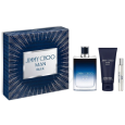 JIMMY CHOO MAN BLUE EDT 100ML + EDT 7.5 ML MINI + S/G 100ML  SET