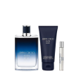 JIMMY CHOO MAN BLUE EDT 100ML + EDT 7.5 ML MINI + S/G 100ML  SET