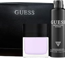 GUESS SEDUCTIVE (M) SET EDT 100ML + 100ML SG + 226ML BODY SPRAY+ POUCH