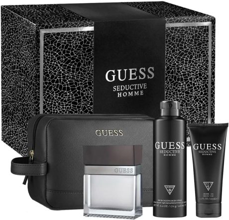 Guess Seductive M EDT 100 Ml +Shower Gel 100 Ml +Deodorant 226 Ml +Pouch Set