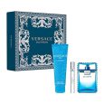 VERSACE EAU FRAICHE M EDT 100 ML+S/G 150ML+ MINI 10ML SET