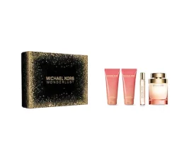MICHAEL KORS WONDERLUST EDP 100ML + S/G 100 ML+ B/L 100 ML+ 10 ML MINI  SET