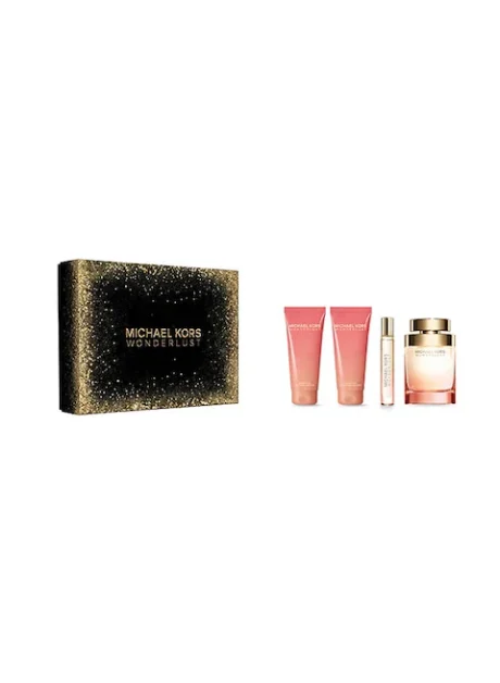 MICHAEL KORS WONDERLUST EDP 100ML + S/G 100 ML+ B/L 100 ML+ 10 ML MINI  SET