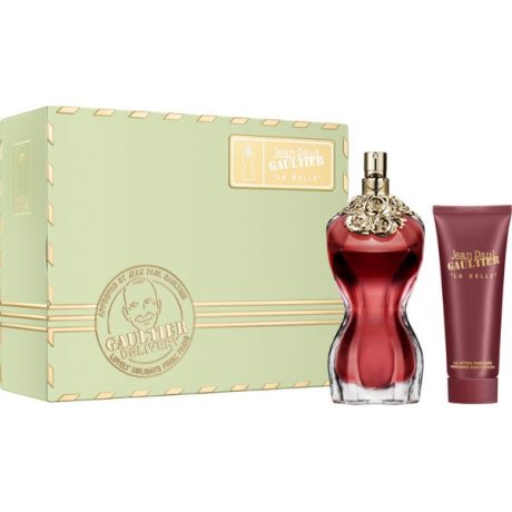 Jean Paul Gaultier “La Belle” 2 Pieces Gift Set For Women 100 Ml Eau De Parfum Spray + 75 Ml. Perfumed Body Lotion.