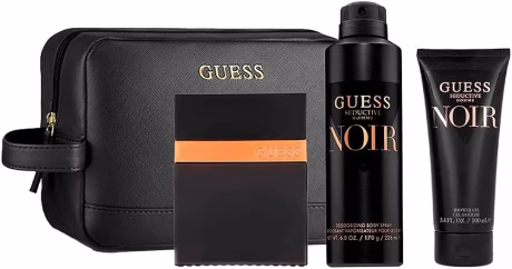 Guess Seductive Homme Noir (M) Set EDT 100ml + Sg 100ml + Body Spray 170g + Pouch