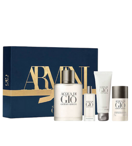 Armani Acqua Di Gio M EDT 100 Ml+ EDT 15 Ml+ After Shave Balm 75 Ml+ Deodorant 75 Ml