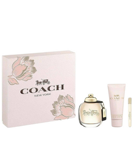 Coach New York L EDT 90 Ml +Body Lotion 100 Ml +Miniature 7.5 Ml Set