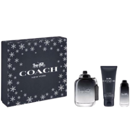 Coach New York M EDT 100 Ml +Shower Gel 100 Ml +Miniature 15 Ml