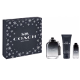 Coach New York M EDT 100 Ml +Shower Gel 100 Ml +Miniature 15 Ml