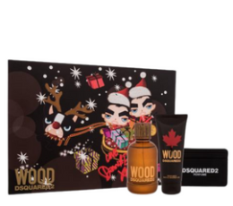 Dsquared2 Wood M EDT 100 Ml +Shower Gel 100 Ml+ Card Holder