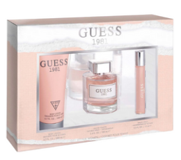 Guess 1981 3Pcs 100ml EDT + Body Lotion 200ml +15ml Mini Women Giftset