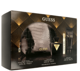 Guess Seductive Noir L EDT 75 Ml +15 Ml +Body Lotion 100 Ml +Pouch Set