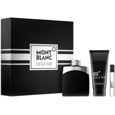 Mont Blanc Legend Set EDT 100ml + AS Balm 100ml + EDT 7.5ml for Men