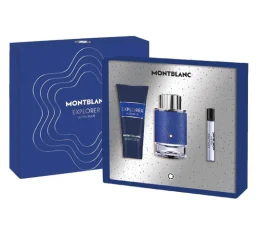 MONT BLANC EXPLORER ULTRA BLUE GIFT SET