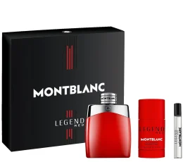MONT BLANC LEGEND RED M EDP 100ML +MINI 7.5 ML+ DEO STICK 75GM SET