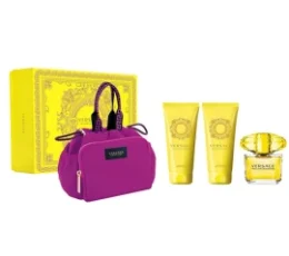 Versace Yellow Diamond L EDT 90 Ml +Body Lotion 100 Ml +Shower Gel 100 Ml +Bag Set (2023)