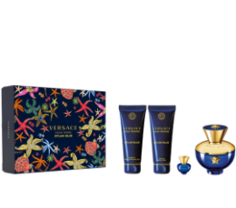 Versace Dylan Blue L EDP 100 Ml +Shower Gel 100 Ml +Body Lotion 100 Ml +Miniature 5 Ml Set