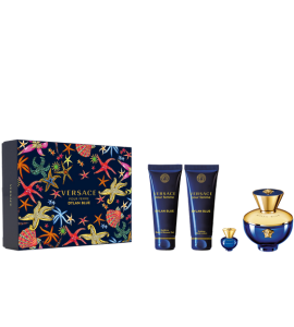Versace Dylan Blue L EDP 100 Ml +Shower Gel 100 Ml +Body Lotion 100 Ml +Miniature 5 Ml Set