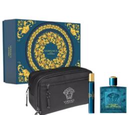 Versace Eros M EDP 100 Ml +Miniature 10 Ml +Pouch Set