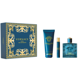 Versace Eros M EDT 100 Ml +Shower Gel 150 Ml +Miniature 10 Ml Set