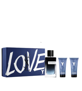 Yves Saint Laurent Y M EDP 100 Ml+ Shower Gel 50 Ml+ After Shave 50 Ml Set
