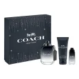COACH NEW YORK M EDT 100ML +S/G 100ML+ MINI 15ML SET