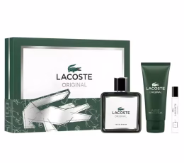 LACOSTE ORIGINAL M EDP 100ML + EDP 7.5 ML MINI + S/G 100ML SET