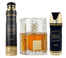 Lattafa Unisex Khamrah Gift Set Fragrances