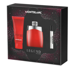 Mont Blanc Legend Red For Men Gift Set, EDP 100ml + 7.5ml + Shower Gel 100ml