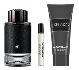 MONT BLANC EXPLORER EDP 100 ML+7.5ML+SG 100ML SET(TRAVEL)