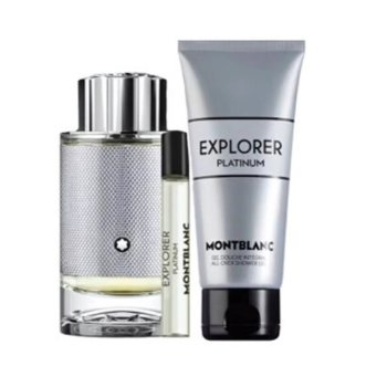 MONT BLANC EXPLORER PLATINUM EDP 100 ML+7.5 ML+SG 100 ML SET
